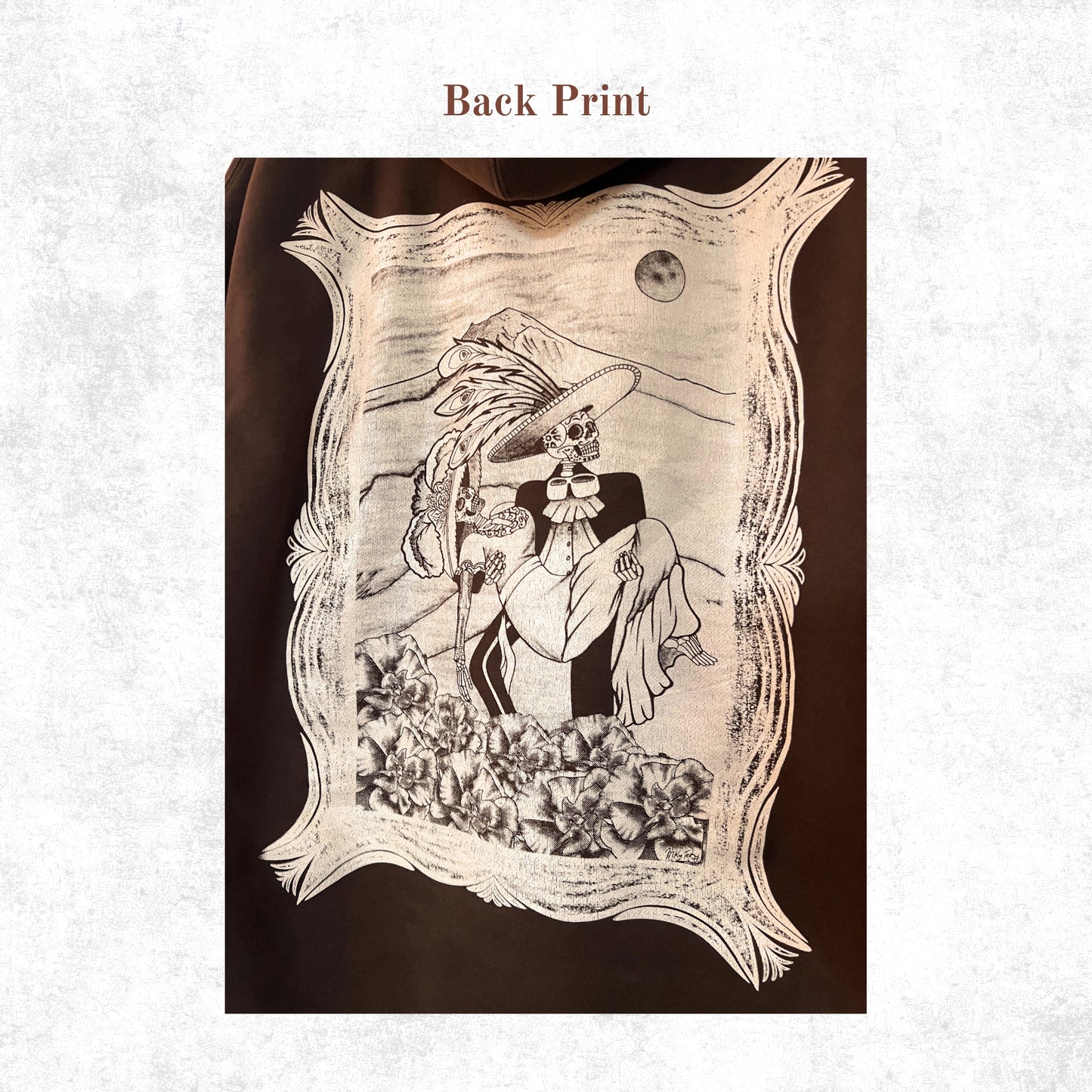 Leyenda de los Volcanes Hoodie by Inky